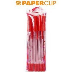 

Zebra - Pulpen B-1000 Semi Gel Transparan Set Isi 6 Warna Merah