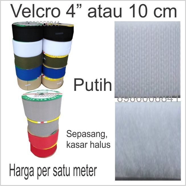 

PEREKAT VELCRO MAGIC TAPE KRETEKAN 4" ATAU 10CM