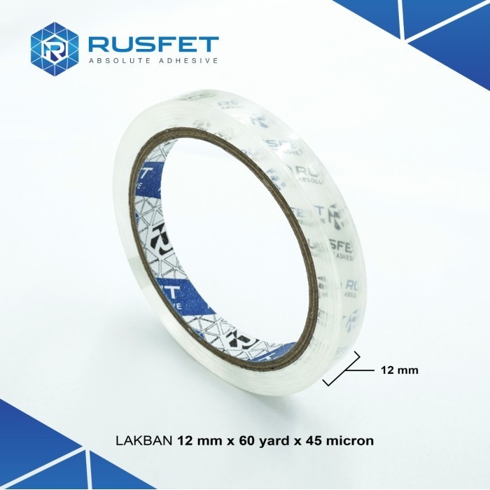 

1 DUS Lakban/Plakban Rusfet Bukan Isolasi 12mm 72yard 1/2inch