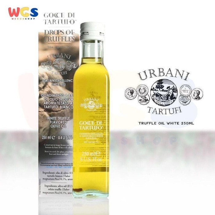 

Urbani White Truffle Oil 250 Ml - Olive Oil / Minyak Zaitun Truffle