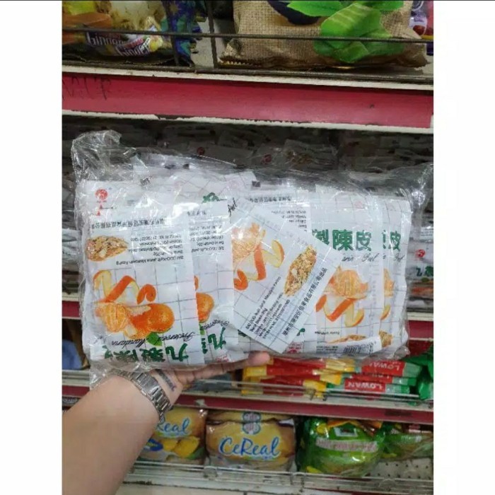 

Manisan Kulit Jeruk 1 Pak Isi 20Bungkus Baiguo