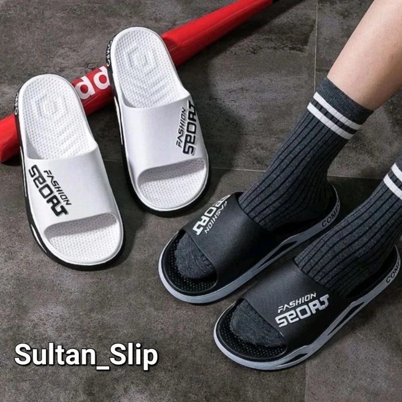 Sandal Slop Wanita // Sandal cowok dewasa karet jelly Sport