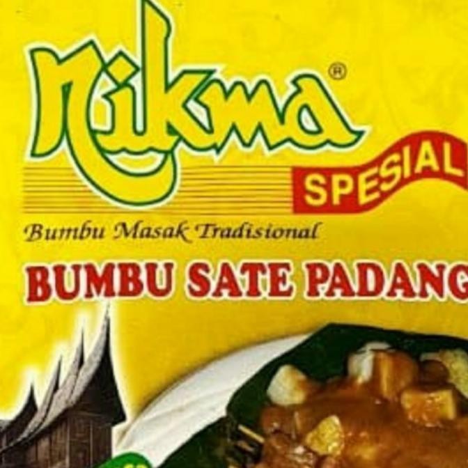 

Bumbu SATE PADANG Nikma 1000gram kemasan kecil 50 gram 1pack 20 bks JS