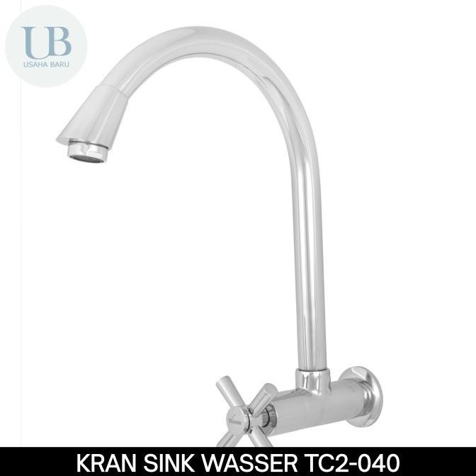 Kran Sink Wasser | Kran Cuci Piring Tembok Wasser TC2-040 Model Baling