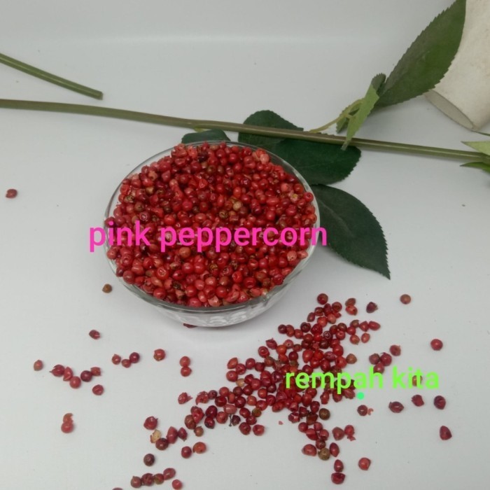 

Pink Peppercorn 100Gr/Whole Pink Pepper/Spice Lada Merah 100Gr/