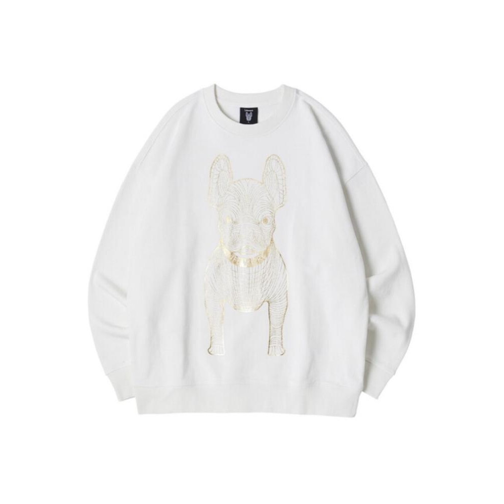LIFEWORK Gold Big Radog Sweatshirt White