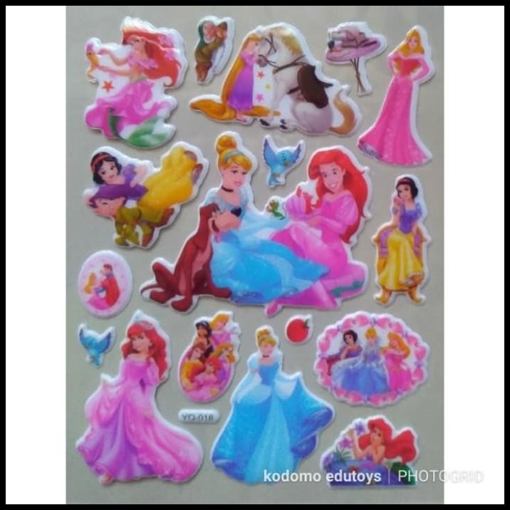 

DISKON STICKER STIKER ANAK TIMBUL KARAKTER PRINCESS 0203 !