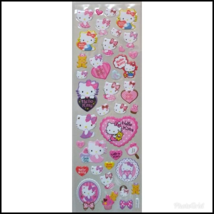 

GRATIS ONGKIR STICKER STIKER ANAK TIMBUL KARAKTER HELLO KITTY 007 !!