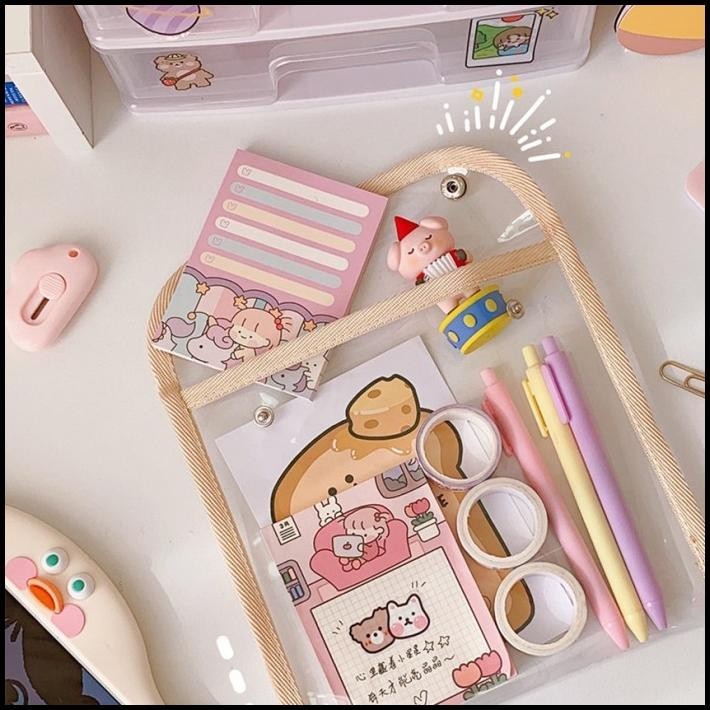 

GRATIS ONGKIR POUCH MAP TRANSPARAN POUCH CUTE BAG MAP BAG POUCH KOSMETIK !