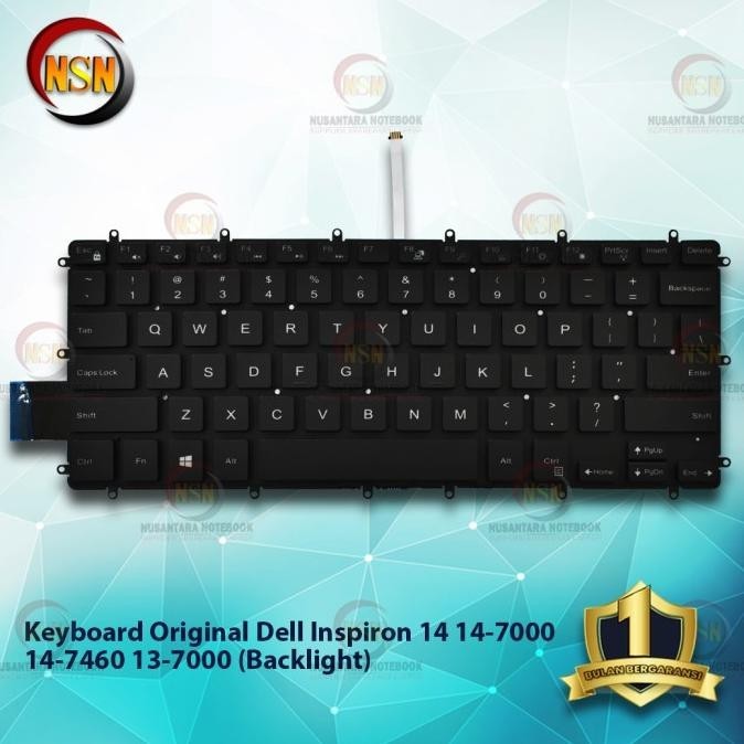 Keyboard Original Laptop Dell Inspiron 14 14-7000 14-7460 (Backlight) Lcd-Baterai Terlaris