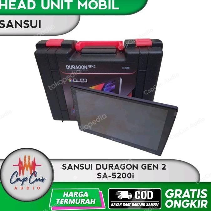 Head Unit Android 10 Inch Sansui Duragon Gen 2 Sa-5200I + Kamera Ahd | Otomotif