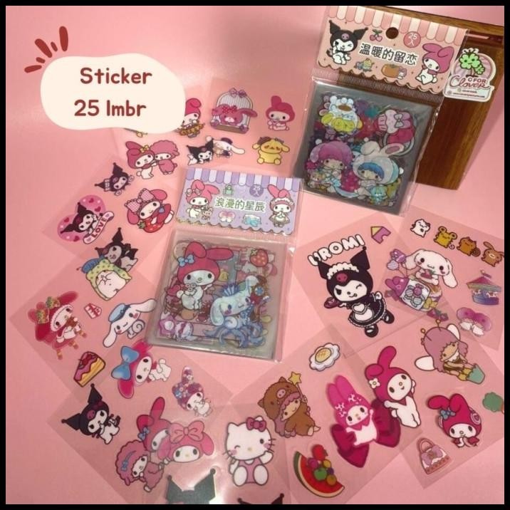 

TERBARU STICKER CUTE CHARACTER PACK ISI 25 LEMBAR GOODIE BAG LUCU BAGUS MURAH !!!!!!!