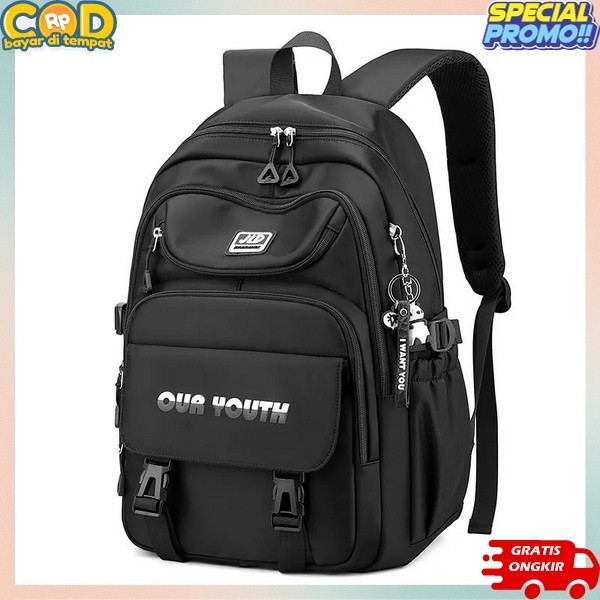 Tas Punggung Sekolah Tas Ransel Perempuan Dewasa Import Besar Keren Besar Kerja Wanita Casual Kuliah