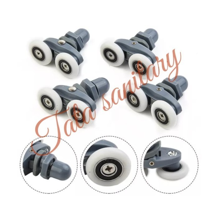 RODA SHOWER BOX KAMAR MANDI/RODA SLIDING KAMAR MANDI DOUBLE