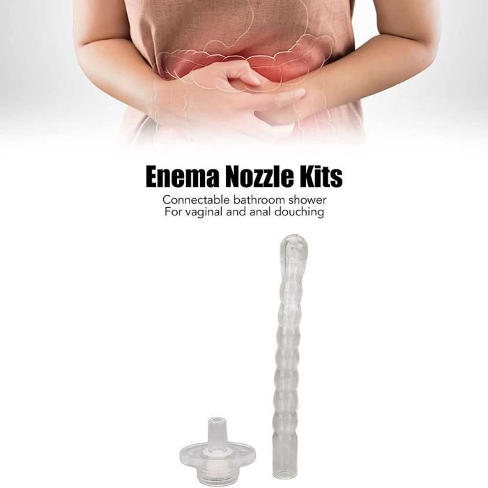 KEPALA SHOWER ENEMA ANAL CLEANER 12 CM T340