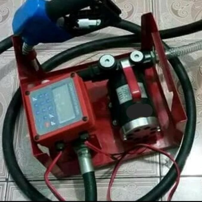 Paket Flowmeter Flow Meter Digital Pompa Transfer Bbm Solar