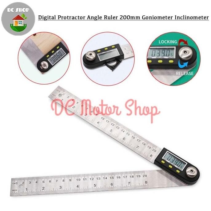 

Digital Protractor Angle Ruler Goniometer Inclinometer Penggaris Bujur Radeliana Official