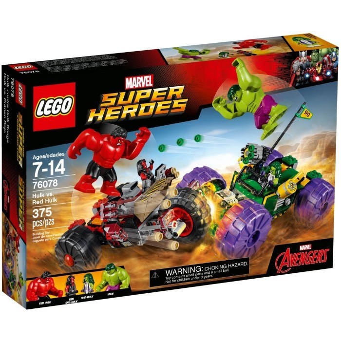 LEGO 76078 SUPER HEROES Hulk vs. Red Hulk - Blocktopia