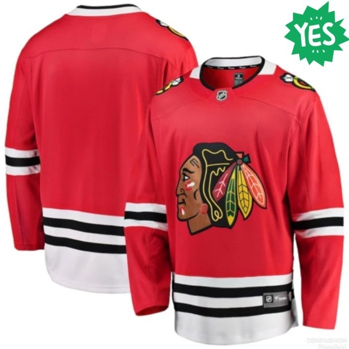 Jersey Chicago Bla Hawks Hoey Men'S
