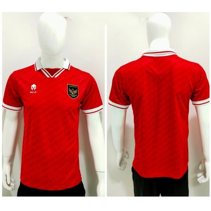 Kaos Jersey Timnas Indonesia Home Berkerah