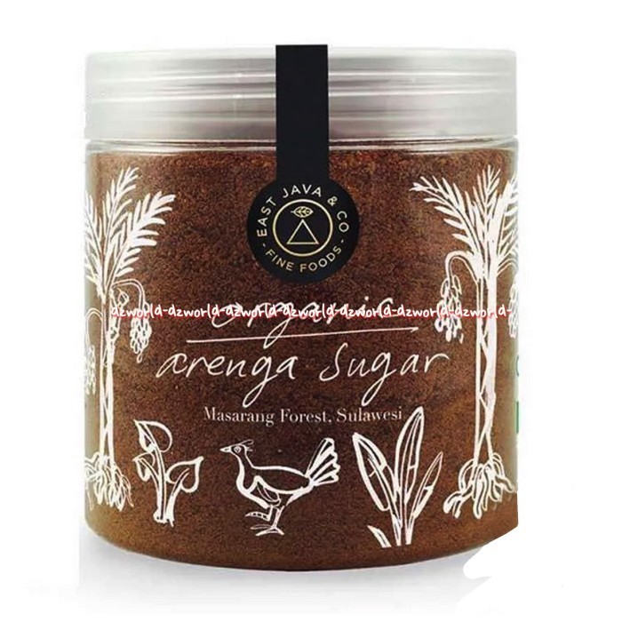 

East Java Organic Arenga Sugar 375Gr Gula Aren Bubuk Forest Sulawesi - Adelineez