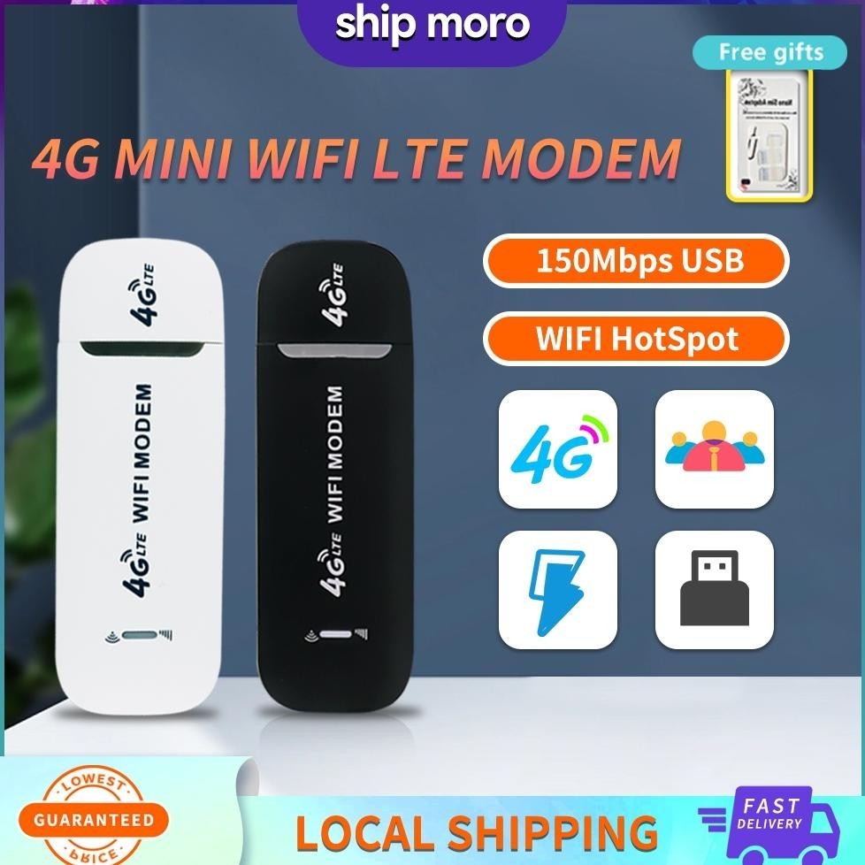 [PROMO] [150 Mbps]Modem WIFI 4G Support All Operator SIM card Modem  4G LTE Modem WIFI  USB Mobile W