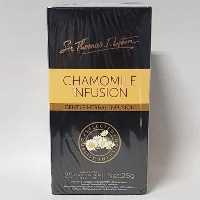 

W2Fit Teh Lipton Chamomile Infusion Stl 25 X 1 Gram Cammomile