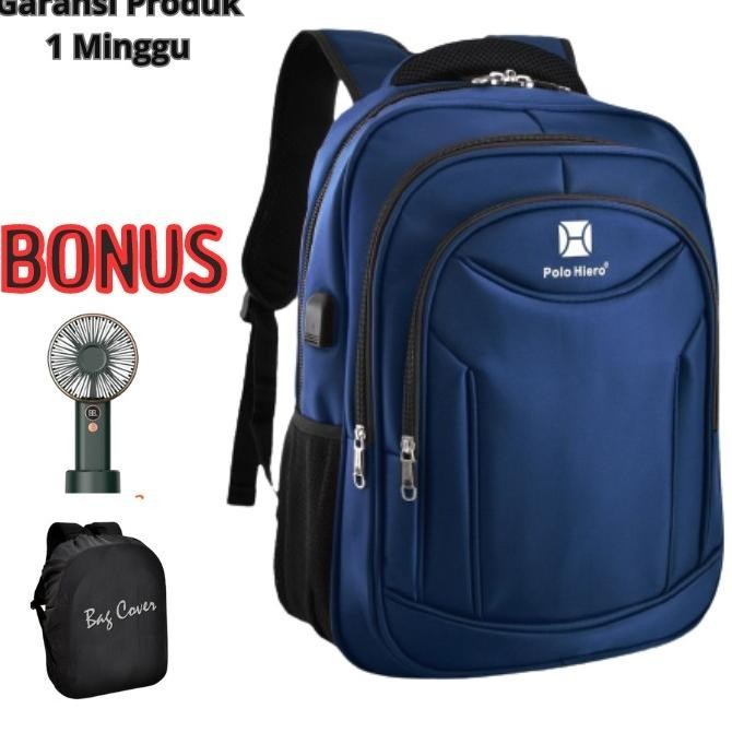 BONUS EMAS Tas Sekolah Pollo Alto Anak Laki Laki SD SMP SMA Original