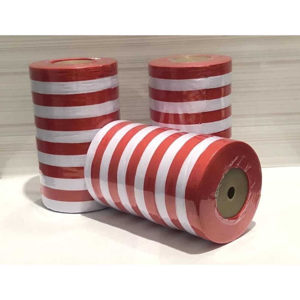 

RTY Pita bendera 1 inch / pita merah putih isi 5 roll TERLARIS