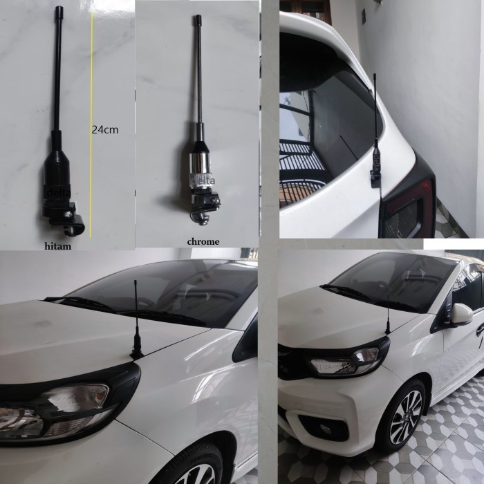 Antena VARIASI mobil jepit kap mesin/ bagasi pintu belakang