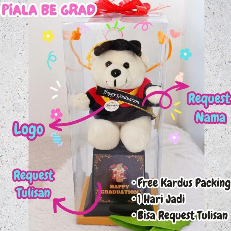 CR - PIALA BONEKA WISUDA MURAH / GROSIR BONEKA WISUDA TERLARIS