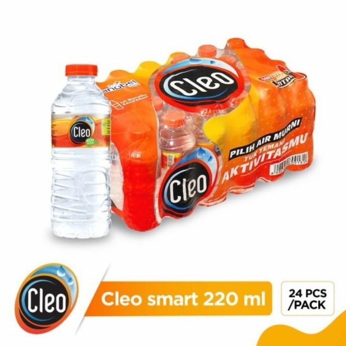 

air minum cleo 220ml botol mini PAK