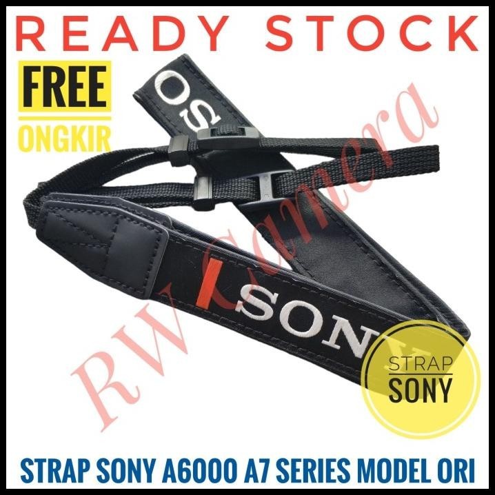 Strap Sony A6000 A7 A7Ii A7Iii Tali Kamera A6300 A6400 Model Ori Asli