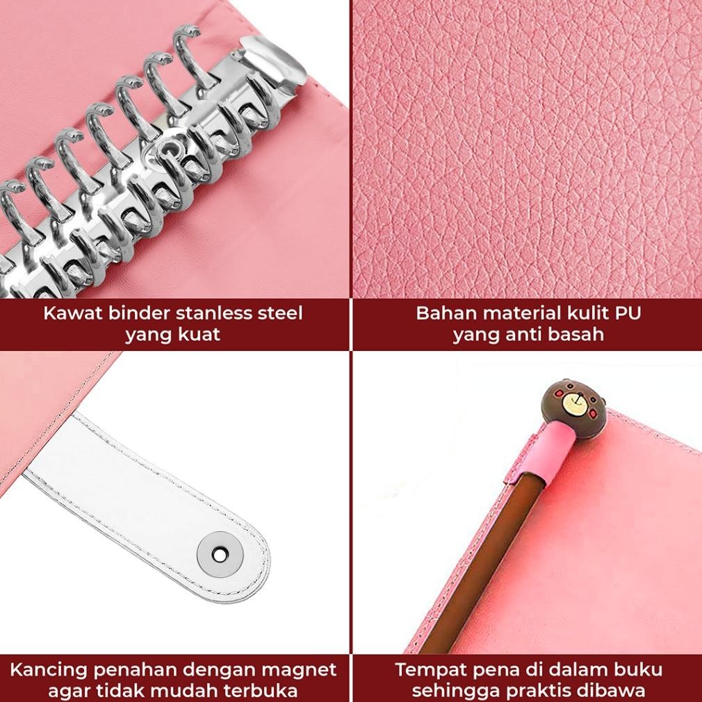 

NOTEBOOK DIARY MOSHI BUKU TULIS MEMO AGENDA MULTIFUNGSI COVER KULIT A5 COD