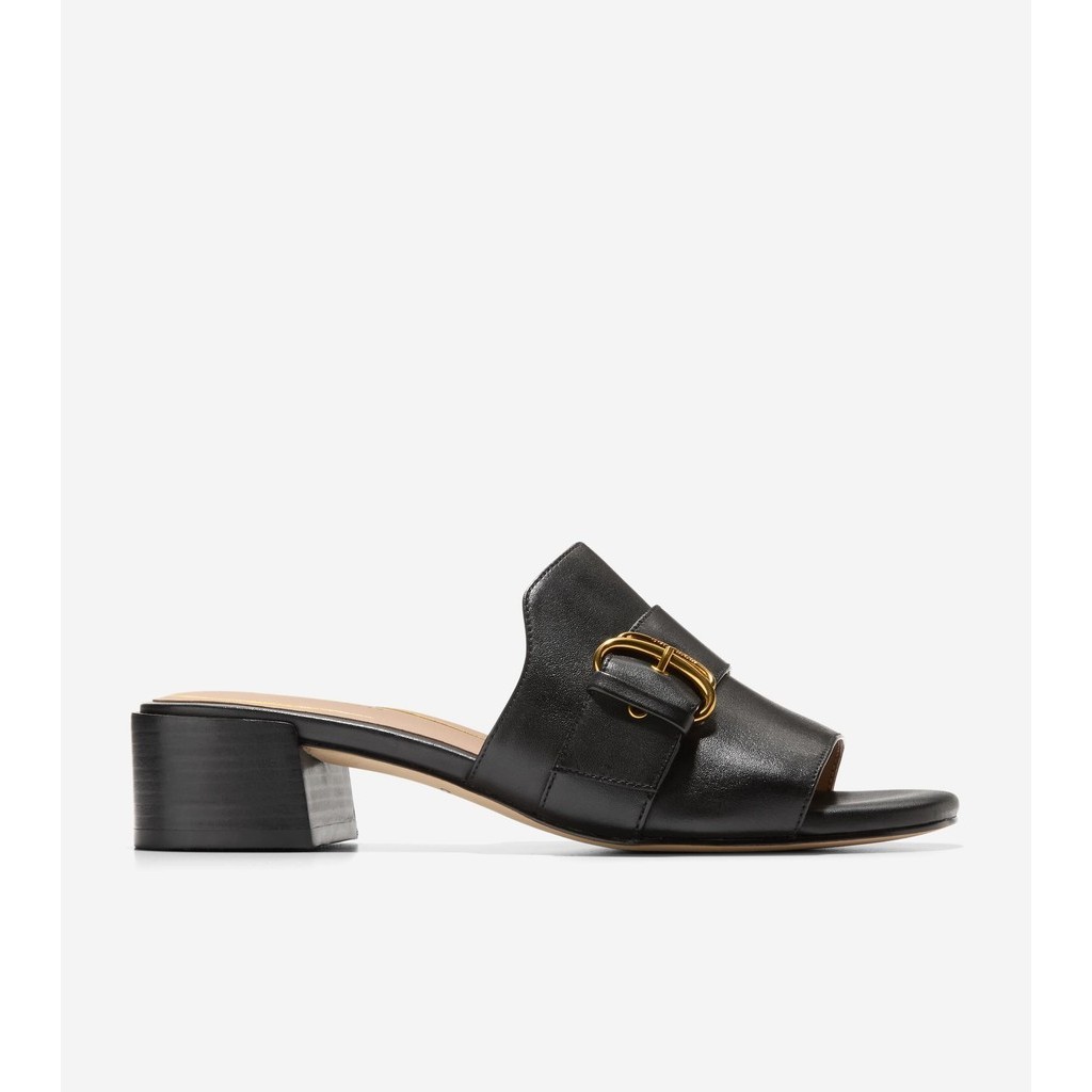 Cole Haan Women Crosby Slide Sandal - Sepatu Wanita (Hitam)