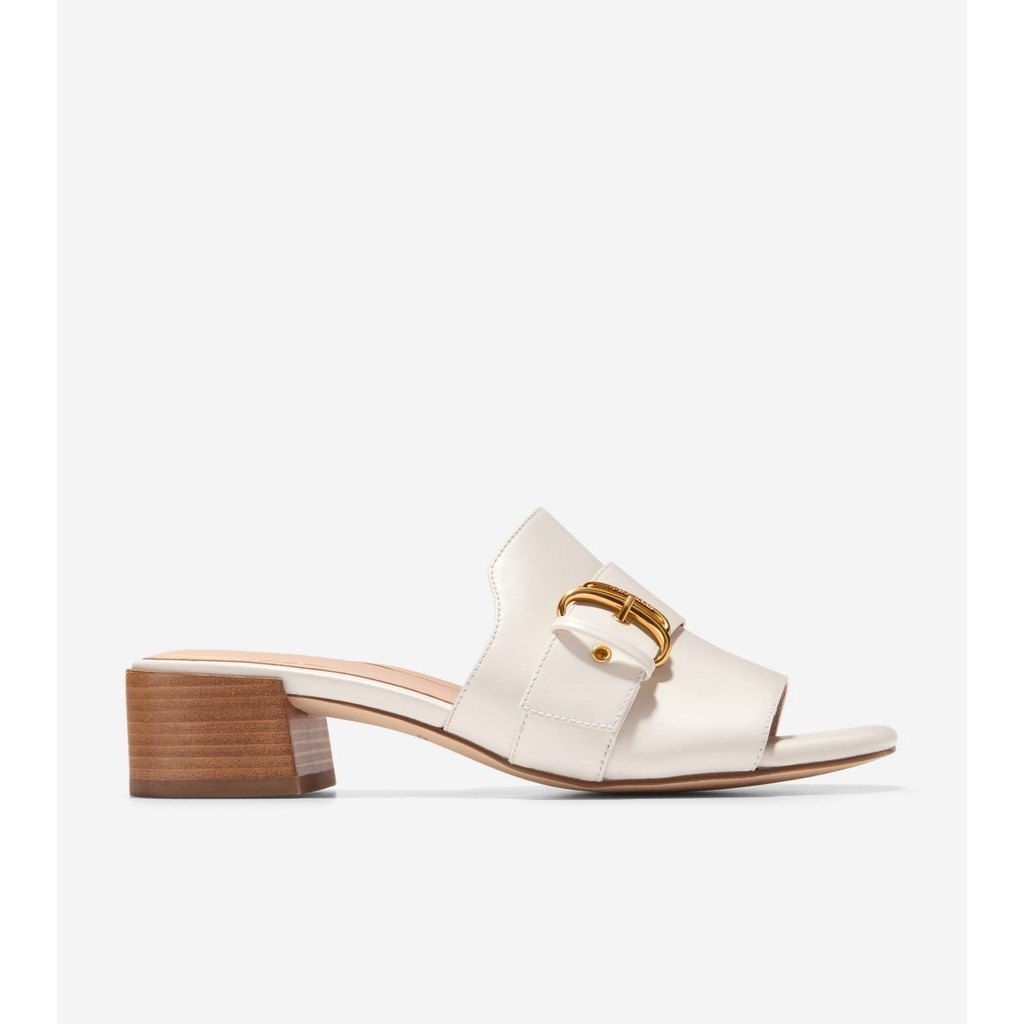 Cole Haan Women Crosby Slide Sandal - Sepatu Wanita (Putih)