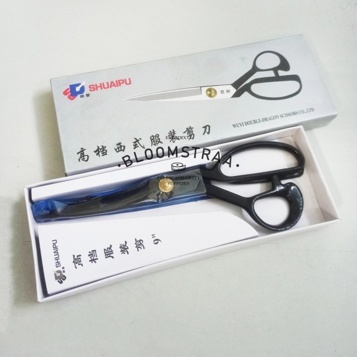 

Terlaris Gunting Kain Shuaipu 9" Gunting Bahan Jahit Tailor Shears 9 inch Baja SALE