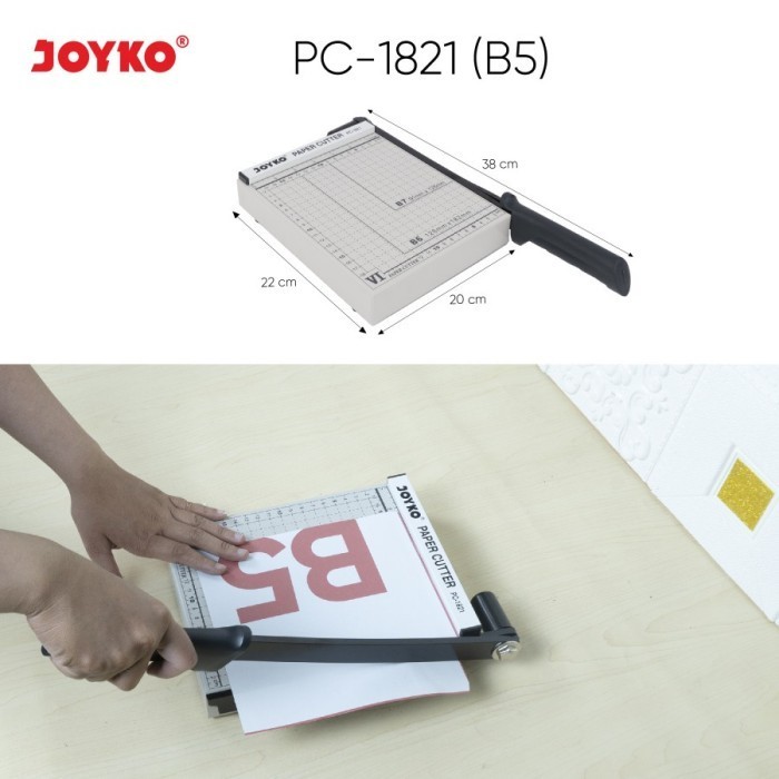 

Terlaris Paper Cutter Joyko Pc-1821 Pemotong Kertas B5 SALE