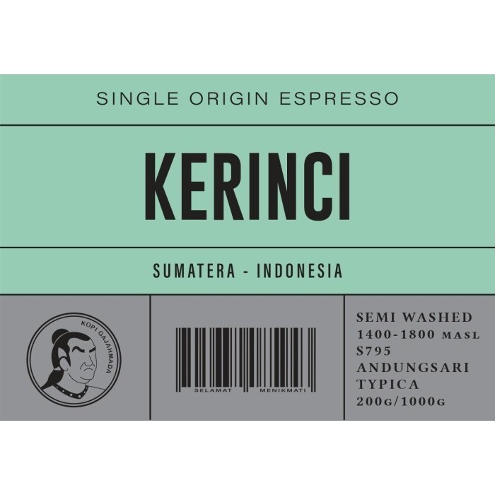 

Ready Kerinci Single Origin Espresso 1 Kg
