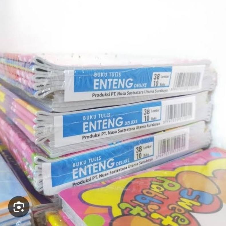 

BUKU TULIS 38 LEMBAR ENTENG DELUXE ISI 10 PCS / BUKU TULIS ENTENG DELUXE 38 LEMBAR ISI 10 PCS GRATIS ONGKIR