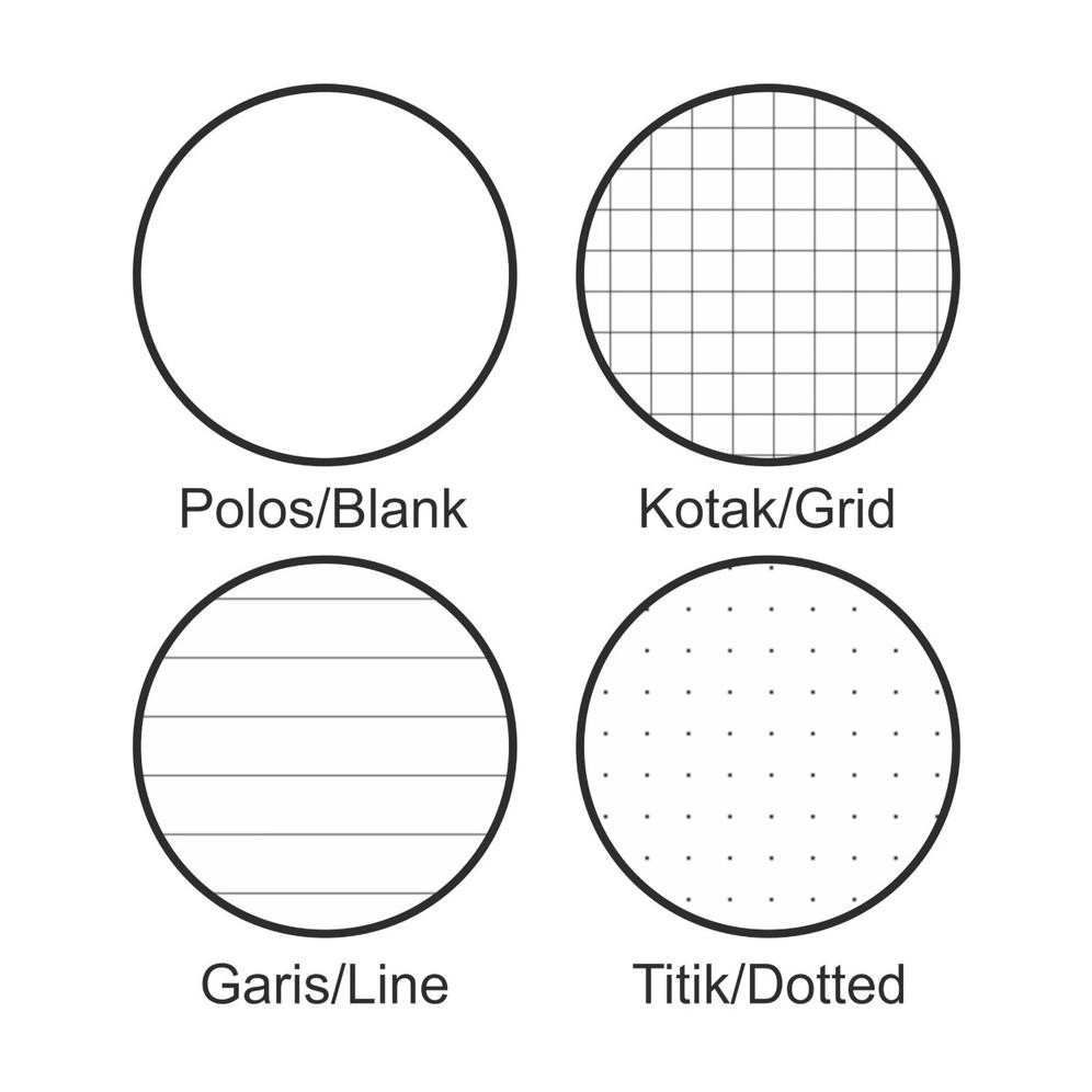 

NOTEBOOK / JURNAL A4 BOOKPAPER #GRID/KOTAK2 #DOTTED/TITIK2 #BLANK #GARIS / SKETCH BOOK /POLOS MURAH TERLARIS
