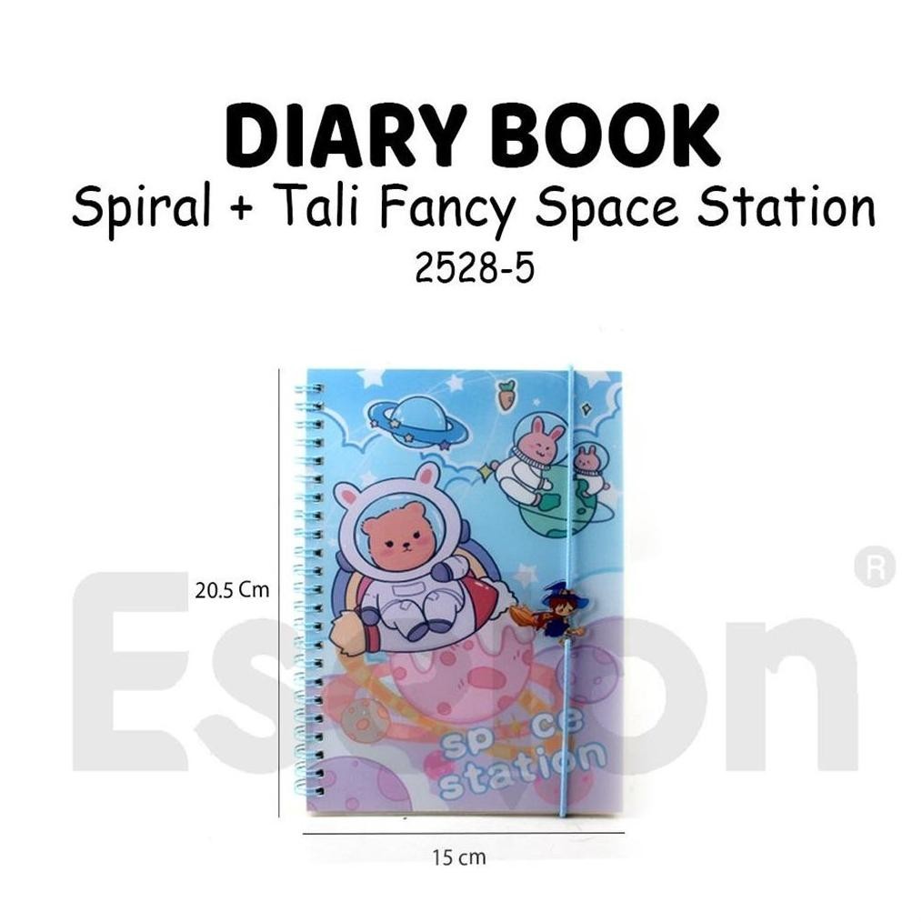 

DIARY / NOTEBOOK SPIRAL A5 + TALI SPACE STATION 2528-5 / NOTEBOOK 80 TERLARIS