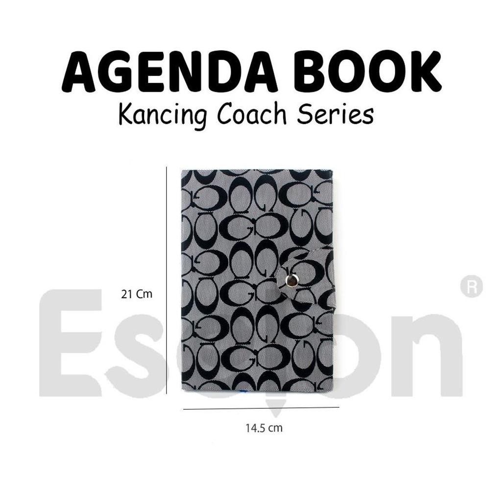 

AGENDA KULIT ERICA + KANCING COACH / NOTEBOOK A5 105LEMBAR TERMURAH BANGET