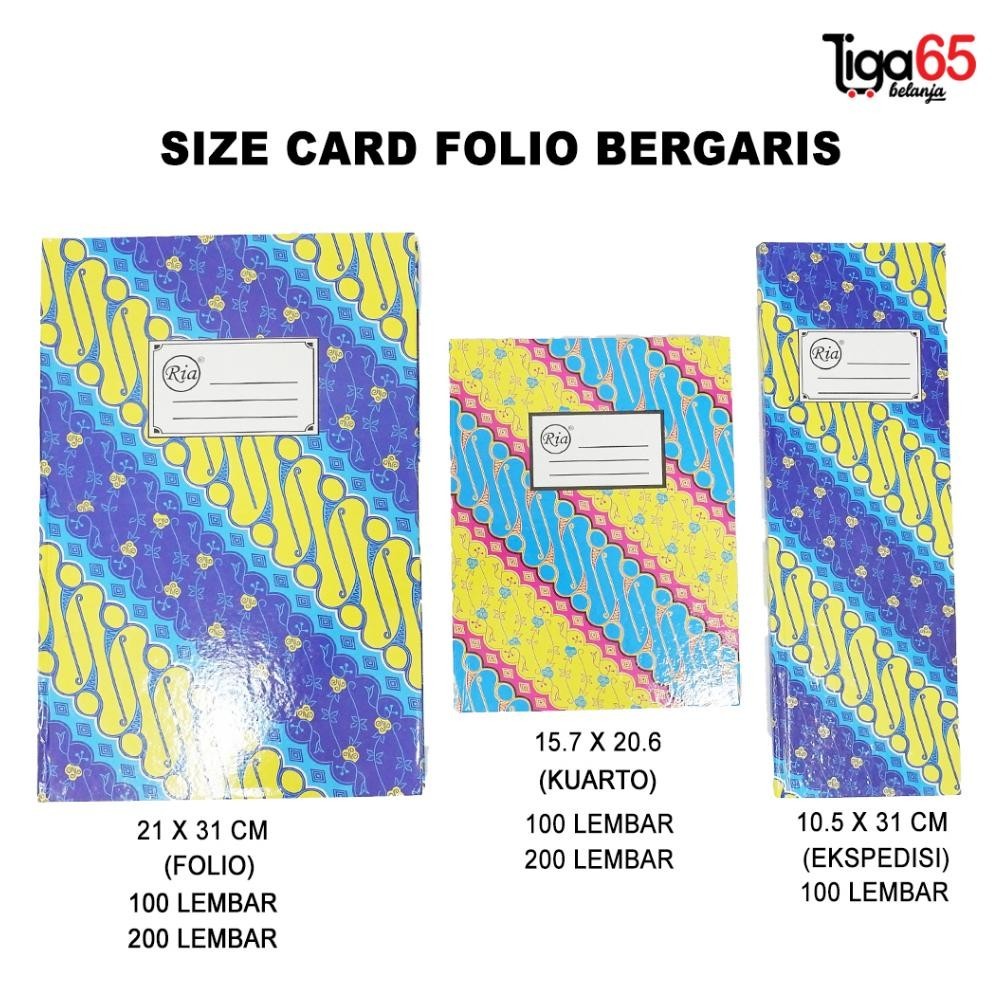 

BUKU TULIS KWARTO 200 LEMBAR RIA TERLARIS