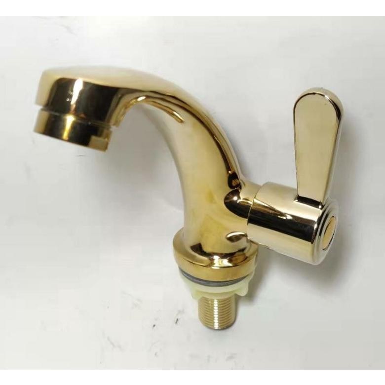 HJK Kran Dapur Flexibel Gold/Emas/Kran Tembok Gold/Kran Shower Gold/Kran Seri Gold TERLARIS