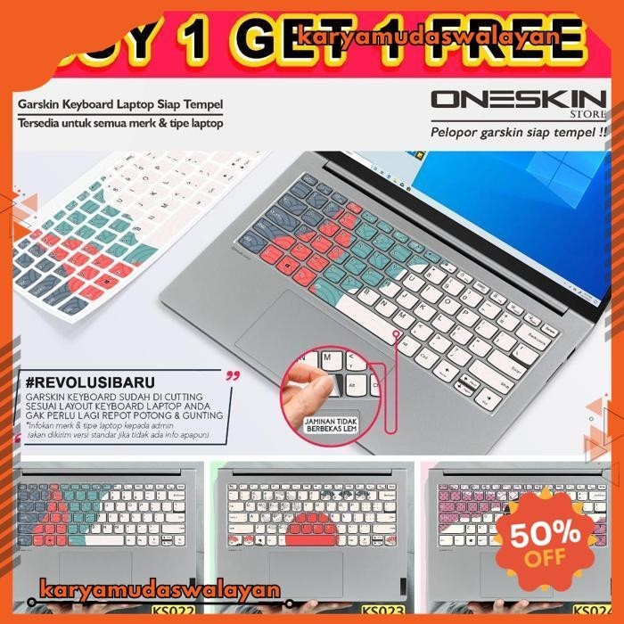 GARSKIN STIKER STICKER KEYBOARD LAPTOP FOR ASUS GAMBAR CUSTOM KATALOG 22 TERJAMIN BEST