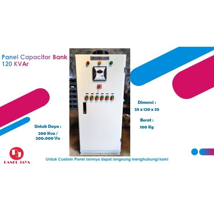 PANEL KAPASITOR BANK 120 KVAR (PANEL CAPACITOR BANK PERBAIKAN COSPHI)