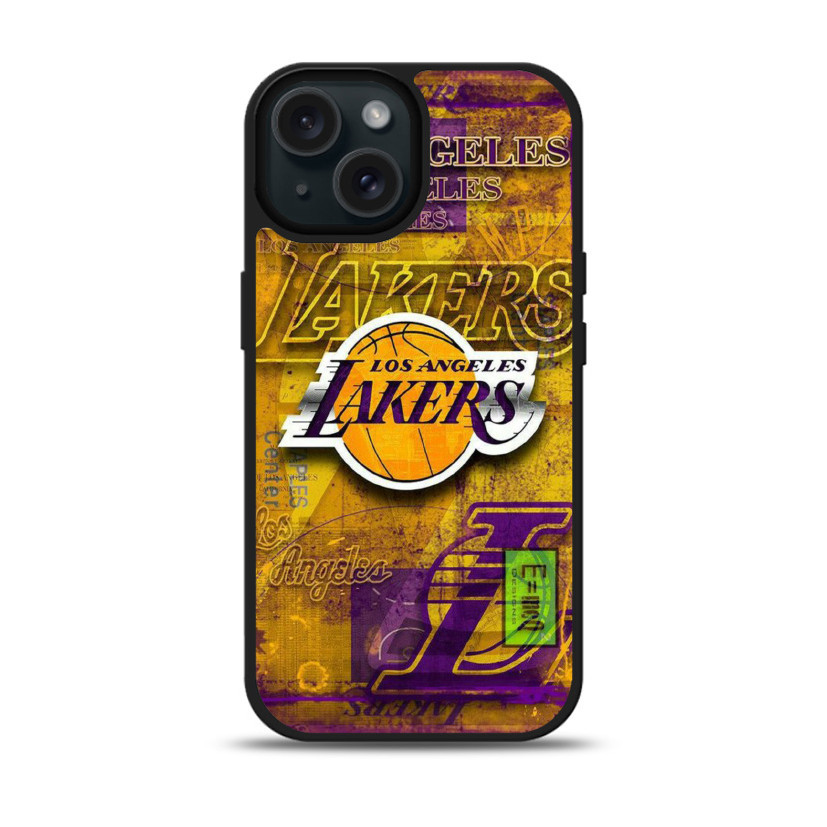 Casing Case iPhone 15 14 13 12 11 Pro Max Mini Plus X Xs Max XR LA Lakers DC03