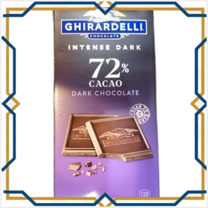 

[GDS] GHIRARDELLI 72 % CACAO DARK CHOCOLATE 100 GR | COKLAT