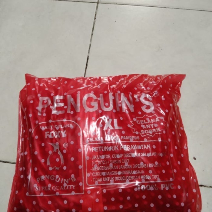 Jas Hujan Penguin Foxy Uk Xl Polkadot